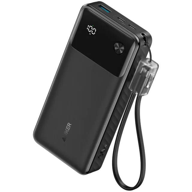 Anker Power Bank (20K, 30W) Black