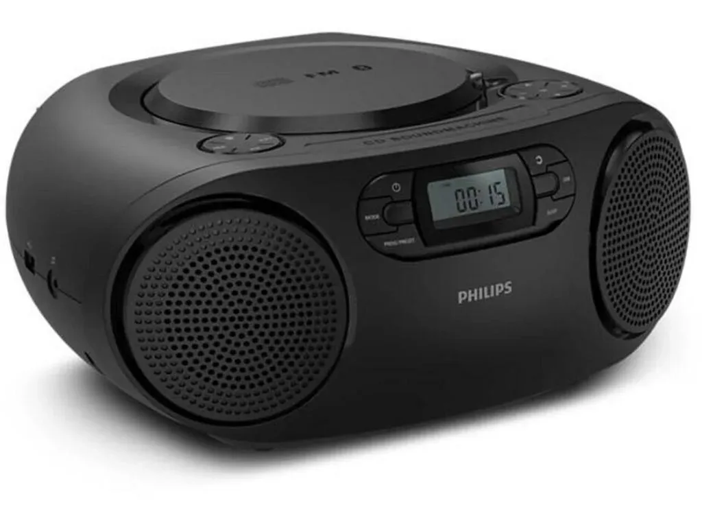 Philips TAZ2000 CD SoundmachinCD; CD-R; CD-RW; FM Antena;BT; USB; izlazna snaga (RMS) 3WX2; crna