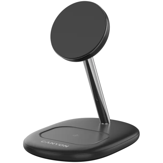CANYON wireless charger WCS-205 15W Qi2 2in1 Black