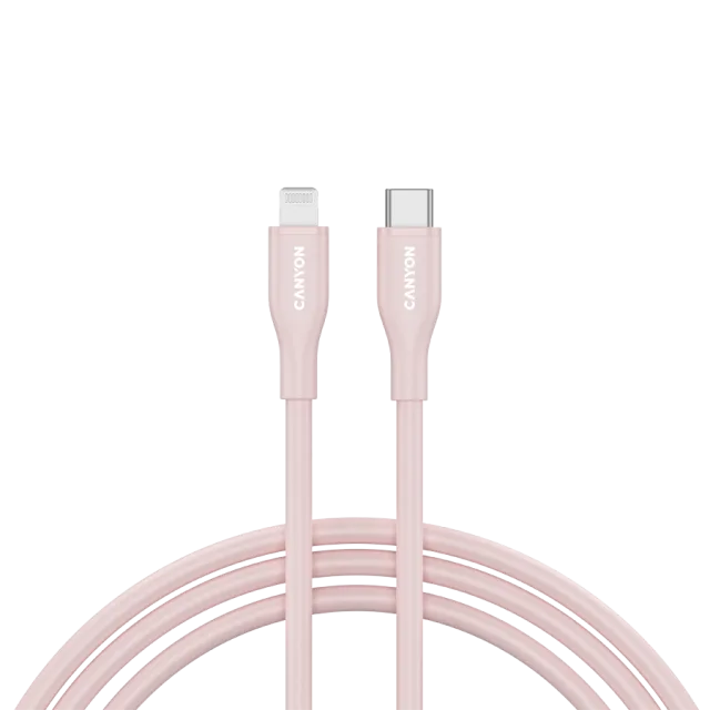 CANYON cable CLNM60 C-L 60W MFI 1m Silicon Pink