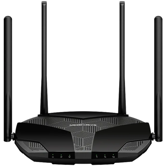 Mercusys MB235-4G AC1200 Wi-Fi 4G+ LTE Router, Build-In 300Mbps 4G LTE Modem, 300 Mbps at 2.4 GHz, 867 Mbps at 5 GHz, 4G+ Cat6 300/50 Mbps, 2x External Fixed Wi-Fi Antennas, 2x External Detachable LTE