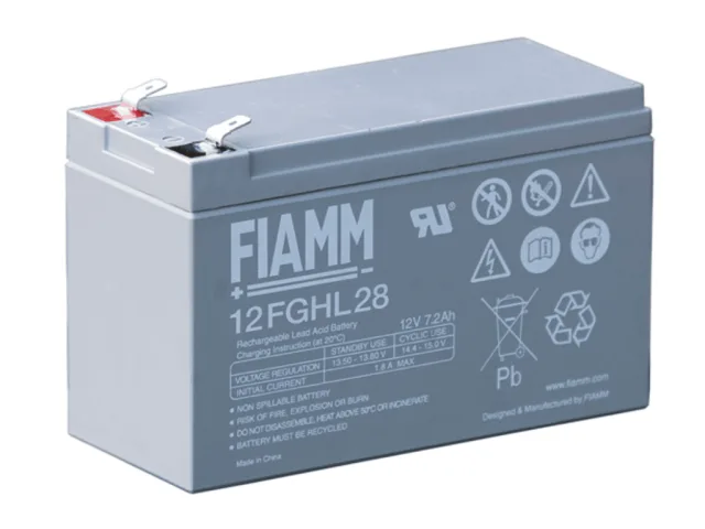 FIAMM baterija 7.2 Ah 12V | 12FGHL28
