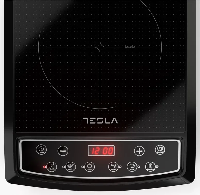 TESLA Indukcijski rešo IC200BSnaga 1500 W; Push dugmići; 8 nivoa snage i temperature; 6 prog kuh