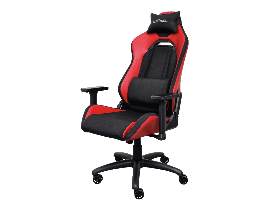 Trust GXT 714R gaming stolica RUYA, crvena, udobna, podesiv ergonomska, eko materijal