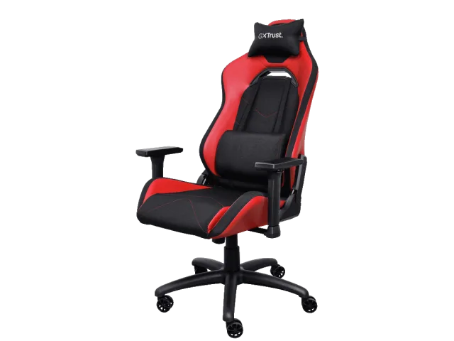 Trust GXT 714R gaming stolica RUYA, crvena, udobna, podesiv ergonomska, eko materijal