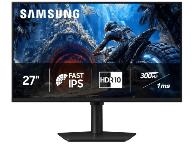 Samsung 27" Odyssey G4 G40HFHD, IPS, 300Hz, 1ms, 300cdDP, HDMI, HAS, Tilt, Swivel, Pivot