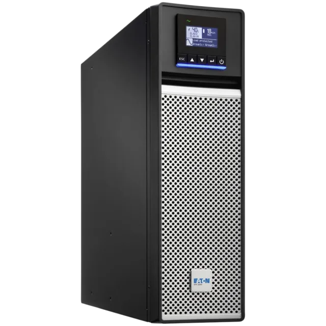 Eaton UPS 5PX Gen2 3000VA/3000W; 3U; Rack/Tower; Line Interactive; Input C20; Output C13x 8, 1x C19; LCD display; USB port; Serial port (RS232); Dry contacts (3 outputs, 1 input, optocoupler, DB9); Ne