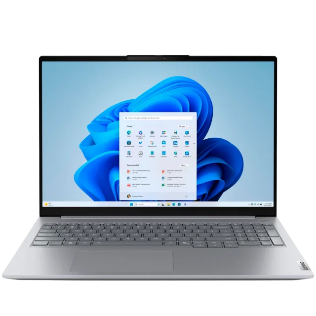 ThinkBook 16 G8 IAL, 16'' WUXGA (1920x1200) IPS 300 nits AG, Ultra 7 255H, 16C, 2x16GB DDR5, 1TB SSD M.2,Intel Intg,1080p IR Cam+Mic,WLAN + BT,2x USB 3.2,1x USB 3.2 Type C,1x USB THB 4, HDMI,SD reader