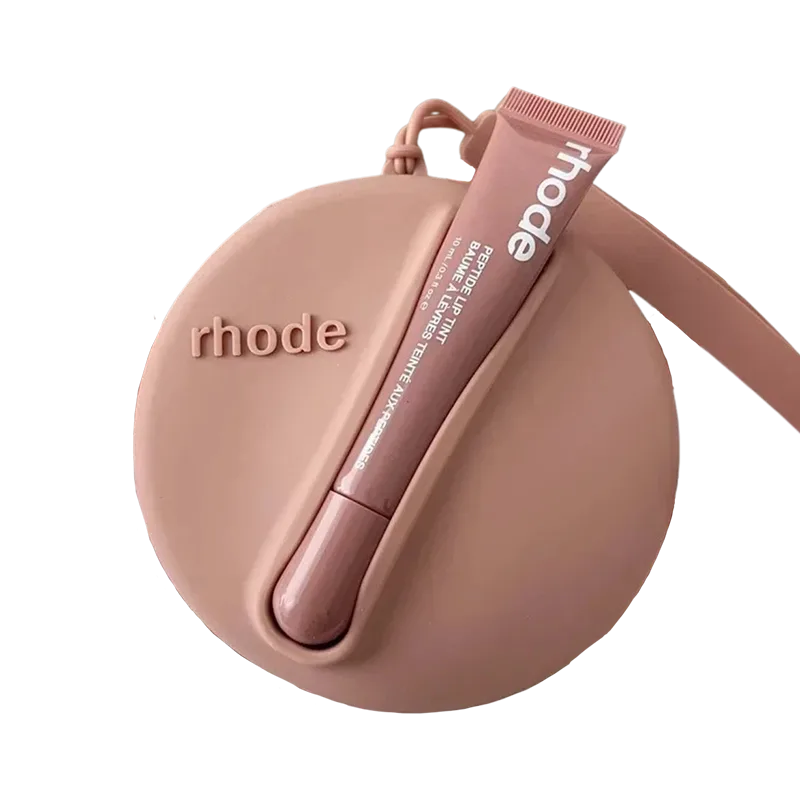 Rhode ROUND torbica with lipstick Puder