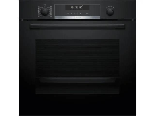 BOSCH pećnica  Serie 6| CRNA, A, PIROLIZA, AutoPilot 30,71L,AirFry, Teleskopska vodilica, 10 progra