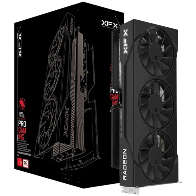 XFX Swift AMD Radeon RX 9060 XT OC Triple Fan 16GB GDDR6 128-bit HDMI 2x DP