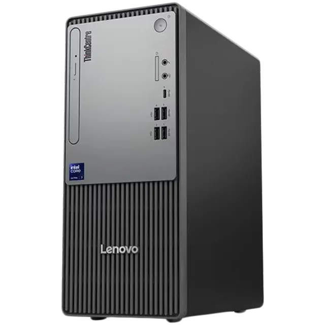 ThinkCentre Neo 50t Gen 6, Intel Core Ultra 5 225, 16GB DDR5, 512GB SSD, Front: 1x USB-C, 2x USB-A 3.2, 2x USB-A 2.0, Rear: 2x USB-A 3.2, 2x USB-A 2.0, HDMI, DP, VGA, RJ-45, WiFi 6, BT5.2, BH Kyb + Mo
