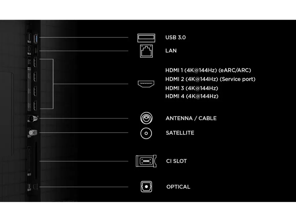 TCL 98"C8L 4K SQD-Mini LED;UHD 144Hz/288Hz FHD Google TV;B&O, 4032 zones, 6000 nits; Zeroborder