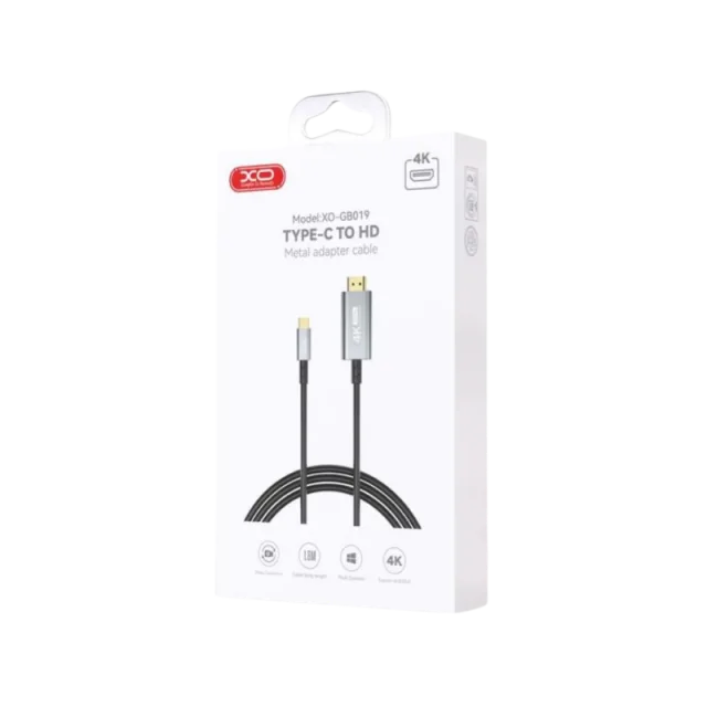 USB kabal XO GB019 HDMI Tip-C 1,8m