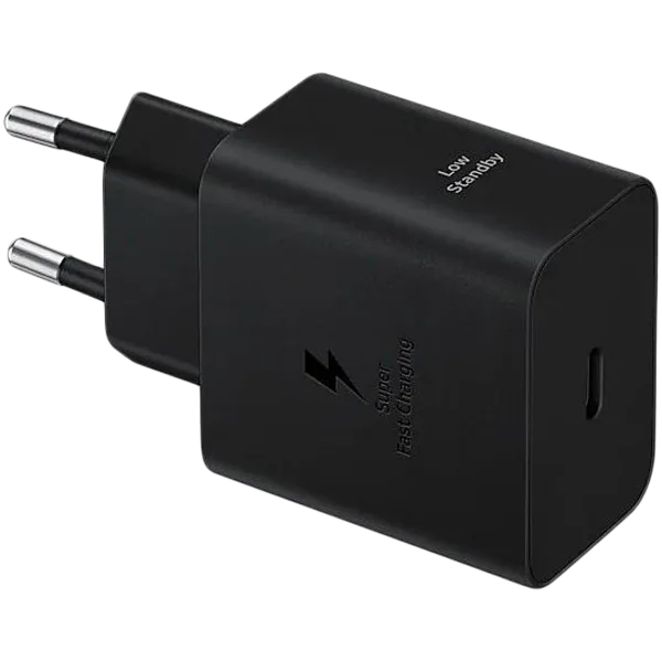 Samsung 45W Fast Charging USB-C Power Adapter Black (1.8m cable not included)