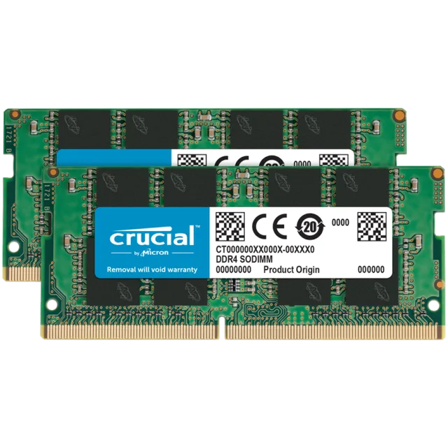 Crucial 16GB Kit (2x8GB) DDR4-3200 SODIMM CL22 (8Gbit/16Gbit)