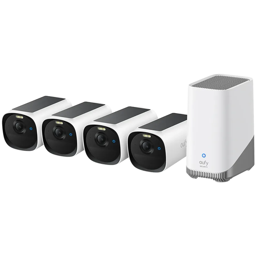 Anker, eufy Cam E40 4-Cam Kit (HomeBase S380) White