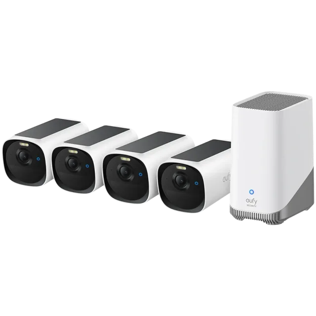 Anker, eufy Cam E40 4-Cam Kit (HomeBase S380) White