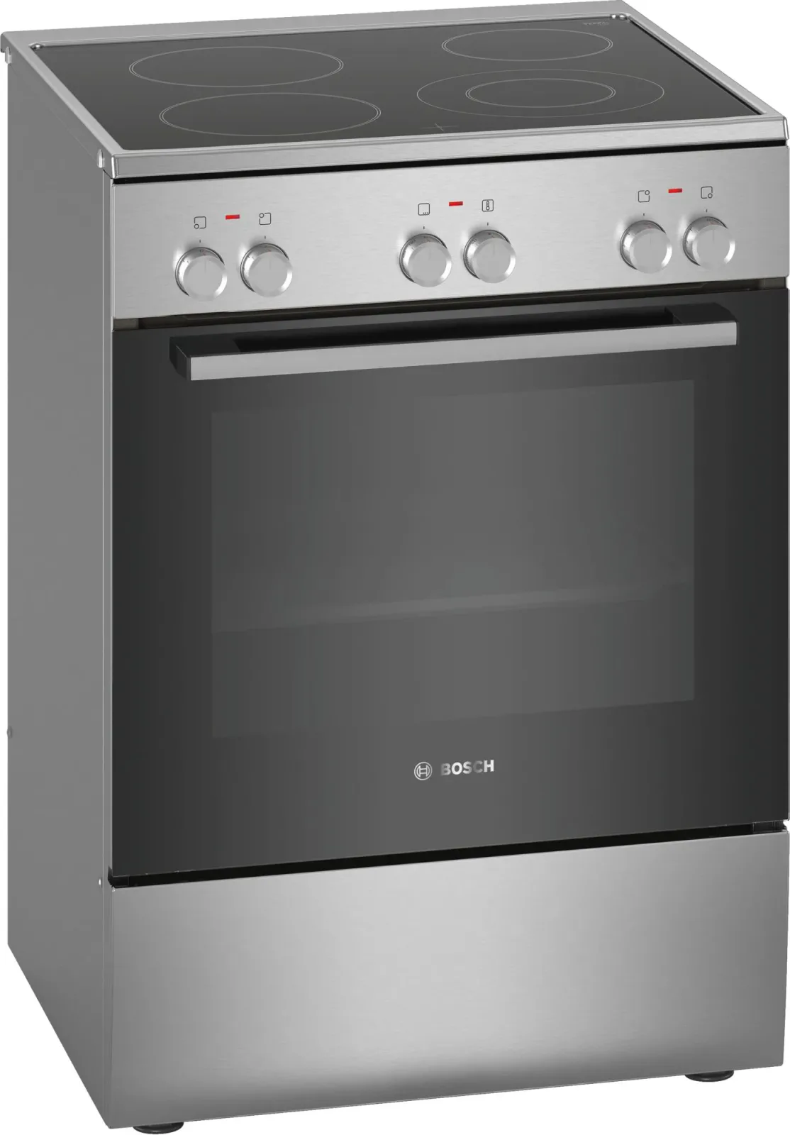 BOSCH električni štednjak Serie 2|, A, 66L,ravna ploča INOX, 7 programa, 3D HotAir,