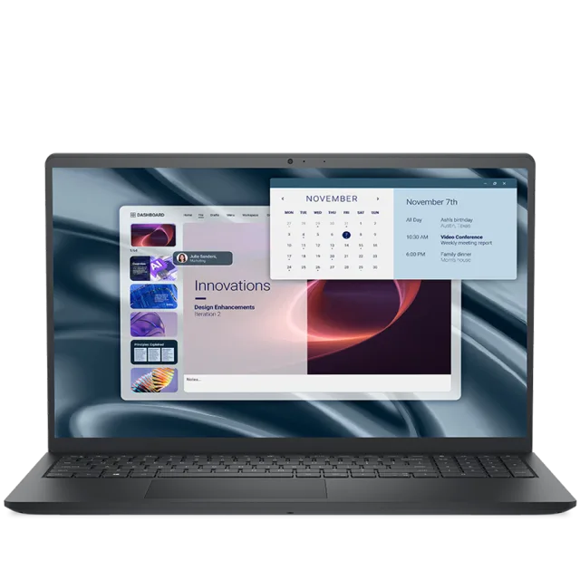 Dell Pro 15 Essential PV15255, 15.6" FHD (1920 x 1080), non-Touch, AMD Ryzen 3 7320U, 8GB LPDDR5 5500MHz (Onboard), M.2 512GB SSD, Radeon 610M Integrated, Wi-Fi 5, BT, HDMI, 1xUSB-C 3.2, 1xUSB 3.2, 1x