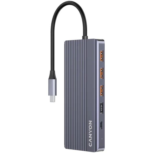 CANYON hub DS-16 13in1 4k USB-C Grey
