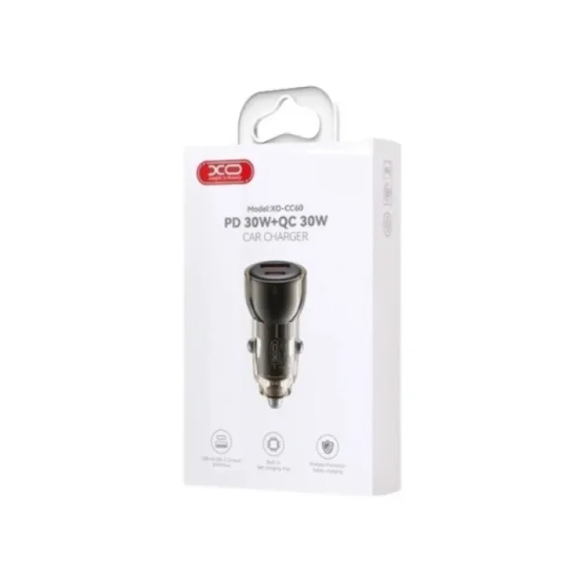 Auto punjac XO CC60 30W USB+ Type C izlaz