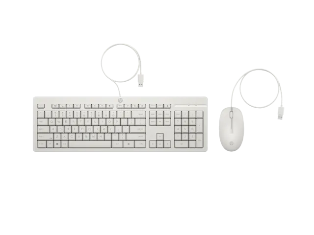 HP 225 Wired MSE and KB G2HP 225 Wired MSE and KB G2HP 225 Wired MSE and KB G2 MOUSE+KB WHIT