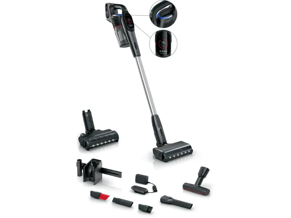 BOSCH Akumulatorski usisavačSerie 9 | UNLIMITED, CRNA1 Baterija, 60 minuta ECO  rada