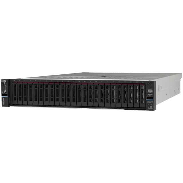 Lenovo ThinkSystem SR650 V3,1x Intel Xeon Silver 4514Y (16C 2.0GHz 150W),1x 32GB (2xR8),1x 940-8i RAID 4GB PCIe 12GB,1x 1100W,XCC Platinum,3yr Warranty