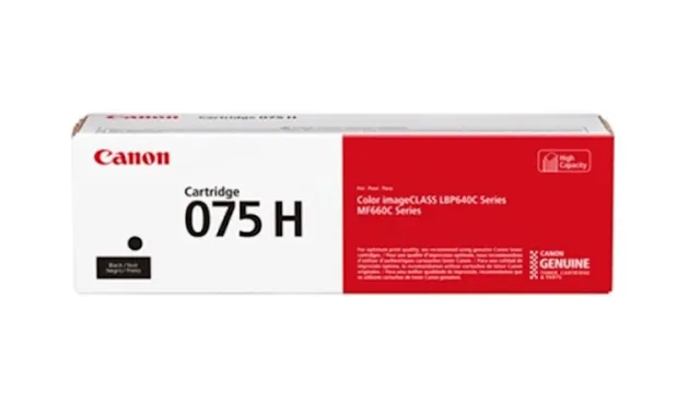 Toner CANON CRG-075H BK za 3500 stranica