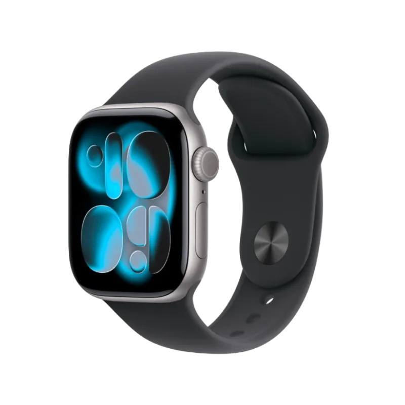 Apple Watch Series 11 GPS 42mm Space Grey Aluminium Case With Black Sport Band MEQW4LW/A S/M