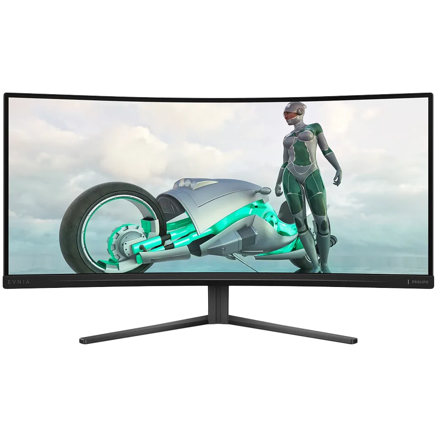 Philips Monitor Evnia 3000 34M2C3500L 34'' Curved VA, 3440x1440 (WQHD), 180Hz, 0.5ms, 300 cd/m², 4000:1, HDR10, 2x HDMI, DisplayPort, Adaptive Sync, 3-year warranty