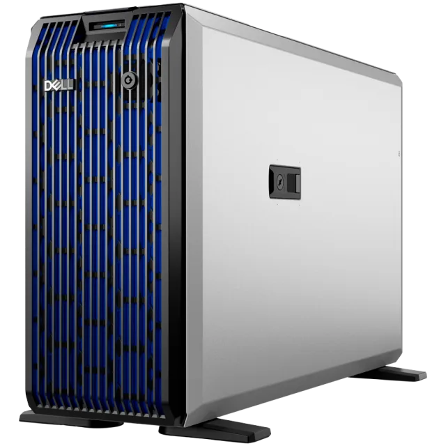 DELL EMC PowerEdge T360, 8x3.5", Intel Xeon 6315P (2.8G, 4C/4T, 12MB, Turbo, 55W), 16GB UDIMM 5600MT/s, 2TB 7.2K SATA 6Gbps, PERC H355, iDRAC9 Enterprise, Single Hot-Plug PSU 700W, BCM 5720 DP, Bezel,