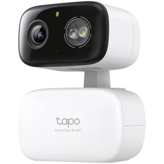 TP-Link Tapo C216 Indoor/Outdoor Pan/Tilt Security Wi-Fi Camera, 2K (2304x1296), 2.4 GHz, Horizontal 360, Pan/Tilt, Smart Detection and Notifications (motion, people, baby crying), Motion Tracking, IP