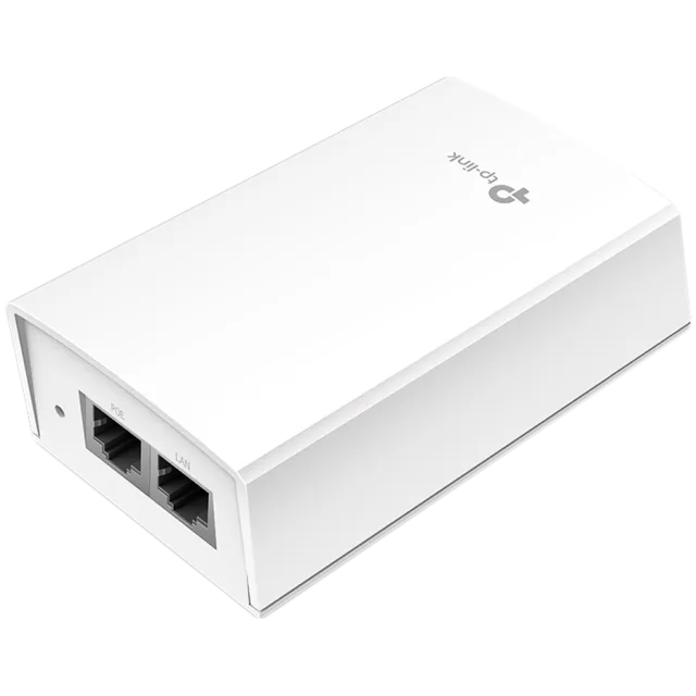 TP-Link POE4824G Omada 48V 24W Passive PoE Adapter, 1× 10/100/1000Mbps RJ45 Shielded Data IN Port, 1× 10/100/1000Mbps RJ45 Shielded Passive PoE Port, 48V passive PoE supported, Wall mount, Auto-determ