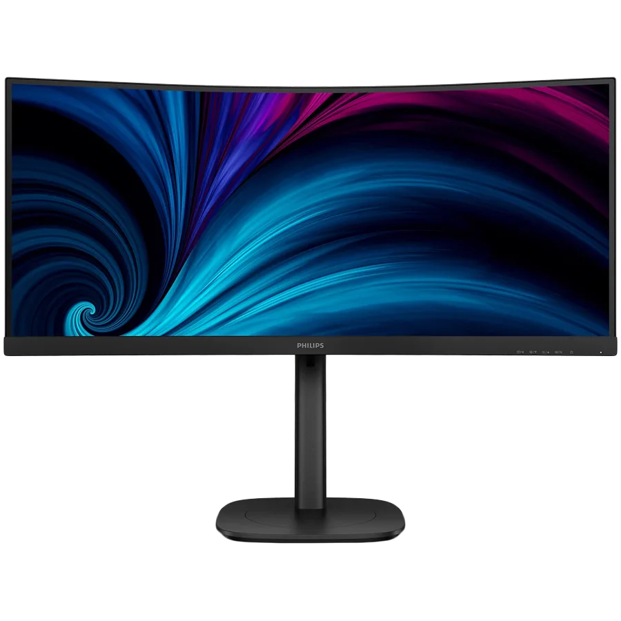PHILIPS Monitor LED 34B2U3600C 34" 3440 x 1440 VA Curved Business monitor WQHD with USB-C 4ms Docking RJ45 USB-C 90W Speakers ERGo