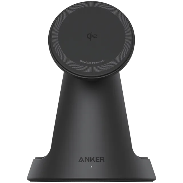 Anker MagGo Wireless Charging Station (3-in-1, Dock Stand) cable and charger bundle Black