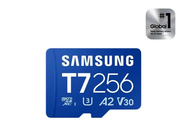 Samsung Micro SD 256GB T7Up to 170MBs