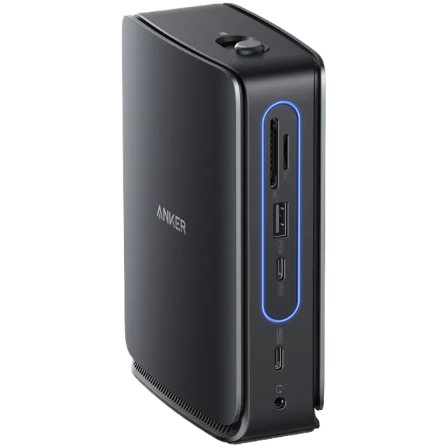 Anker Nano Docking Station (13-in-1, Triple Display, Built-In Removable Hub), SD/TF 3.0 Card Slots, 3x USB-A, 2x HDMI, 1x DP,3.5mm Audio Jack, Ethernet, 2x USB-C