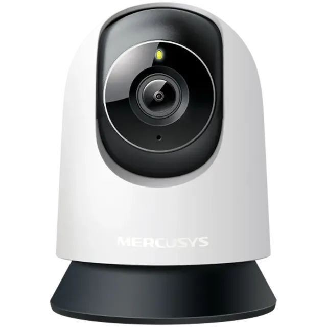 Mercusys MC210 Pan/Tilt Home Security Wi-Fi Camera, 2K (2304x1296), 2.4 GHz, Horizontal 360, Pan/Tilt, Smart Detection and Notifications (motion, person, baby crying), Motion Tracking,  Remote Control