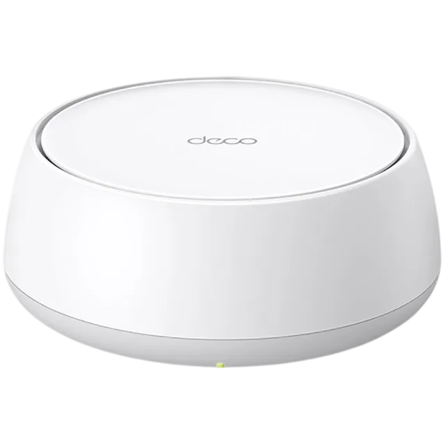 TP-Link Deco BE25(1-pack) BE3600 Whole Home Mesh Wi-Fi 7 System, 688 Mbps at 2.4 GHz + 2882 Mbps at 5 GHz, Internal Antennas, 2 x 2.5 Gigabit Ports, 160MHz for 5 GHz, 4-Stream, Deco App, Router/AP Mod