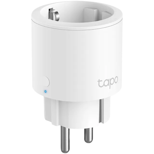 TP-Link Tapo P115(1-pack) Mini Smart Wi-Fi Socket, Energy Monitoring, 100-240 V, Max Load 16 A, 50/60 Hz, 2.4 GHz Wi-Fi, FFS, Energy Monitoring, Voice Control (Alexa and G.Assistant), Tapo App, Schedu