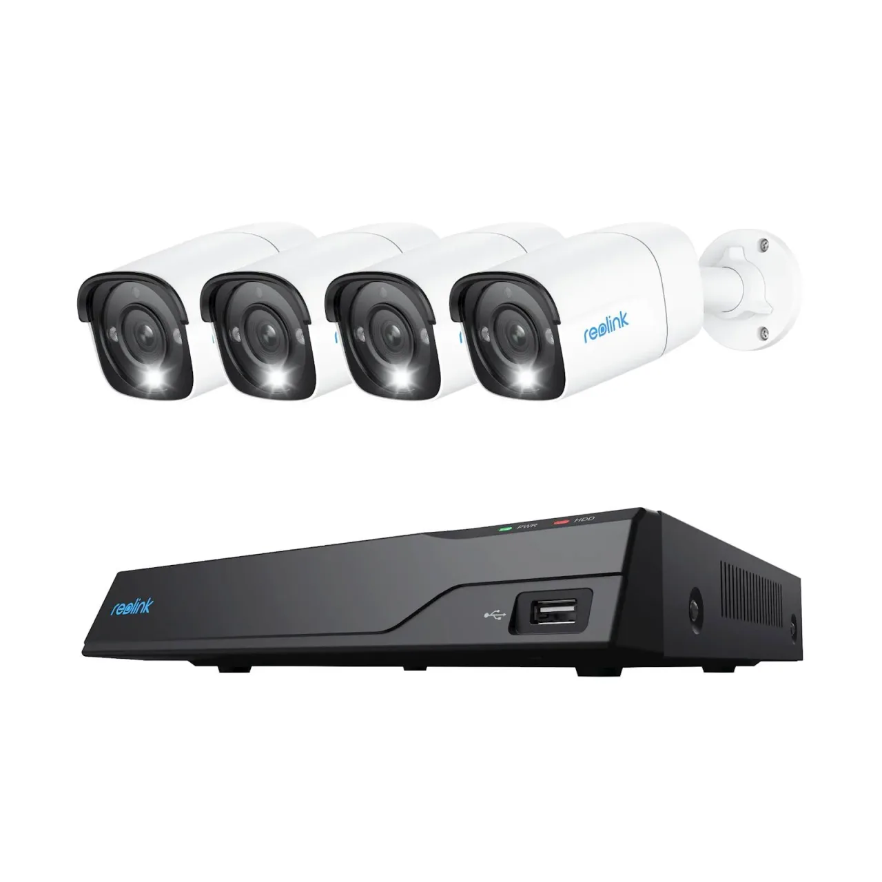Reolink NVR snimač NVS8-12MB4 4K, 12MP, 8 kanalni NVR, 2TB HDD, 4x kamera POE