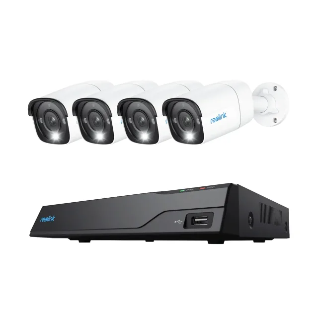 Reolink NVR snimač NVS8-12MB4 4K, 12MP, 8 kanalni NVR, 2TB HDD, 4x kamera POE