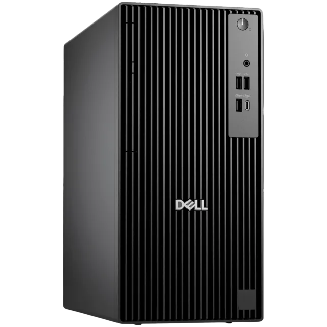 Dell Pro Tower QCT1250, 180W, Intel Core Ultra 5 235 (13 TOPS, 14 Cores up to 5.0 GHz), 16GB (1x16 GB) 5600MT/s DDR5, M.2 512GB PCIe, Intel Integrated, DVDRW, Speaker, DP, HDMI, USB-C, 7xUSB-A, RJ-45,