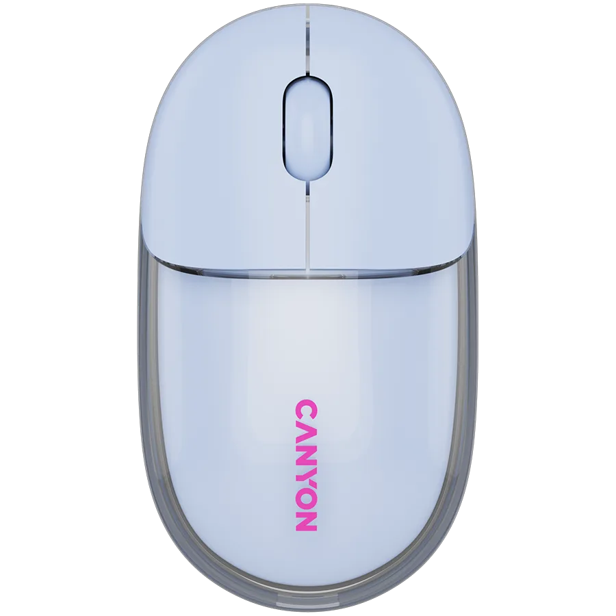 CANYON mouse OnClick 24 BT/ Wireless Transparent/Blue