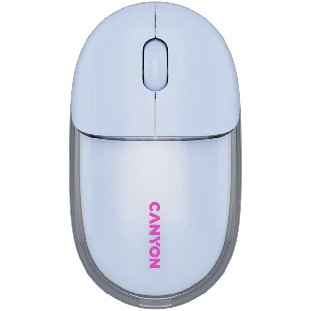 CANYON mouse OnClick 24 BT/ Wireless Transparent/Blue