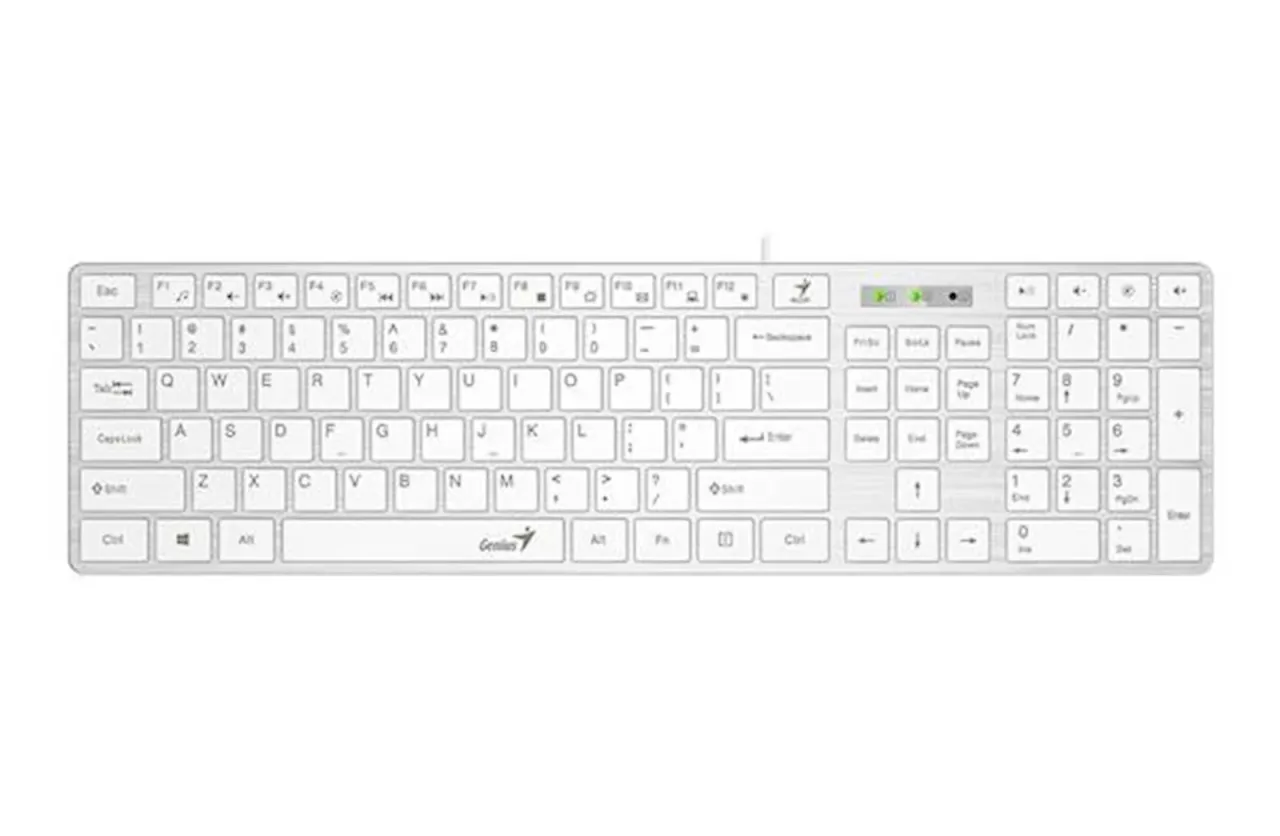 Tastatura Genius Slimstar 126 USB bijela