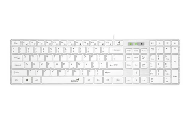 Tastatura Genius Slimstar 126 USB bijela
