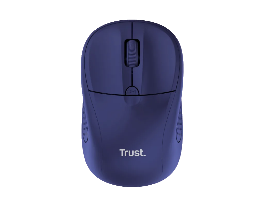 Trust Primo wireless miš, plav, 1000-1600 dpi, optički,4 tipke, USB, 6 m wls range